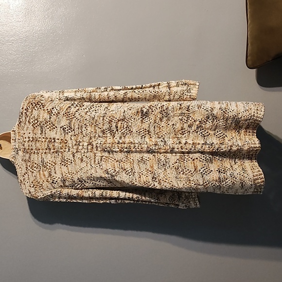 Knox Rose open front cardigan knit sweater over sized small with 2 front pockets - Picture 16 of 17